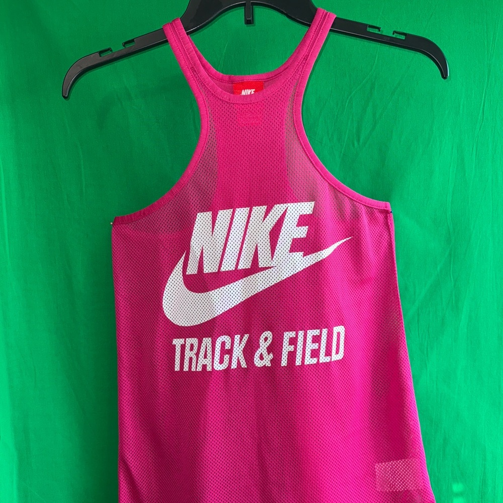 Nike Pink Track & Field Tank Top
